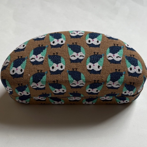 Owl Patterned Glasses Case - Picture 2 of 5